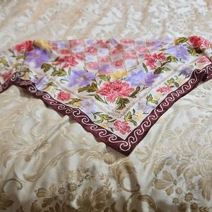 Diane Von Furstenberg Multicolor Floral Scarf